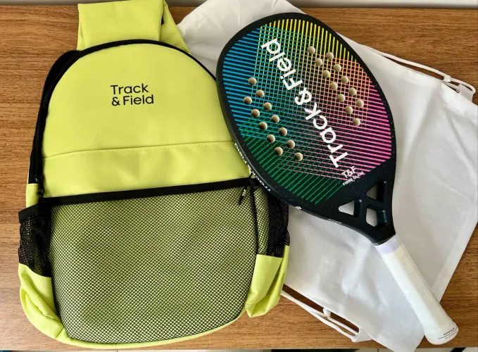 Raquete e Mochila de Beach Tennis TrackField NOVA/NUNCA USADAS