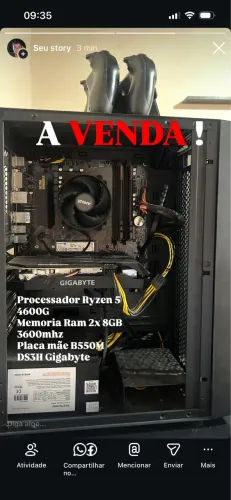 KIT PLACA MÃE, MEMÓRIA RAM E PROCESSADOR