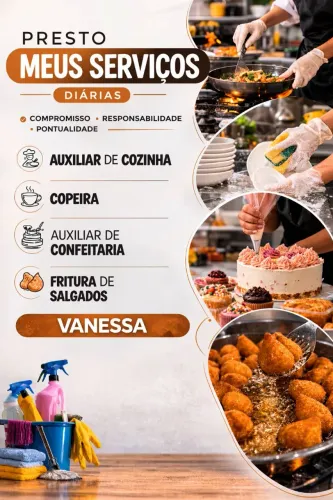 Presto serviços de diarista 