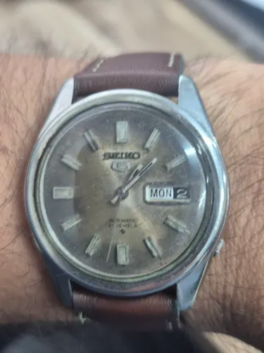 Relógio SEIKO 5 AUTOMÁTICO VINTAGE - REVISADO