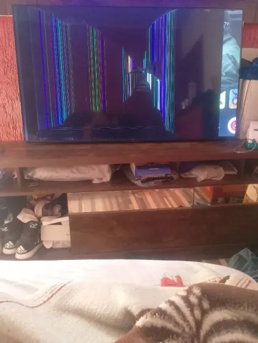 Tv tcl 55 polegas tela quebrada aceito proposta 