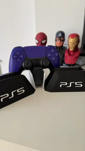 Controle PS5 + Base de Carregador + 2 Suportes
