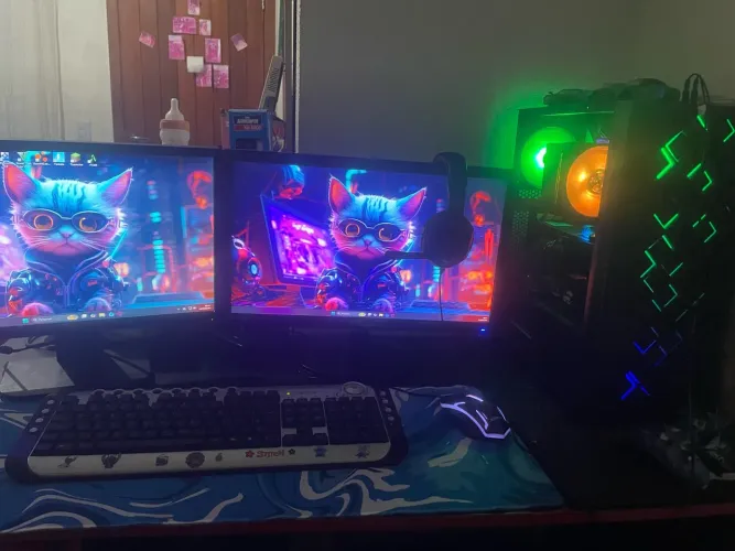 Pc gamer, I7 AMD Ryzen 7 5700X, 16 gb ram, Placa de vídeo NVIDIA GeForce RTX 3050, 477Gb