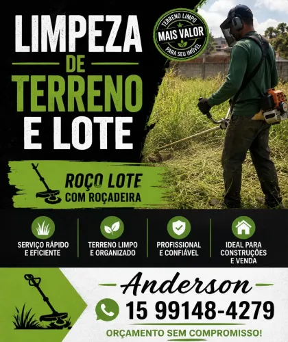 Limpeza de terreno &  lote