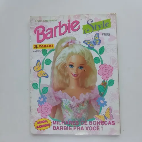 Álbum de figurinhas Barbie Style 1995