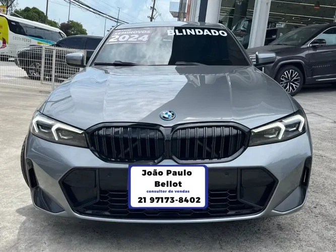 BMW 330E 2.0 HYBRID BLINDADO AUT 33.000KM LAUDO CAUTELAR COMPLETO