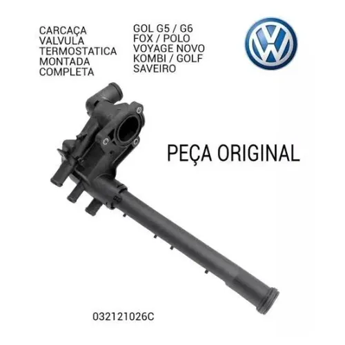 Cavalete Válvula Termostática Gol Fox Saveiro Voyage Polo Golf Spacefox