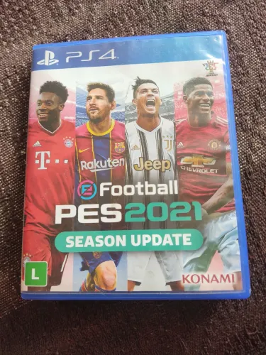 Pes 2021 físico ps4 podendo colocar option file