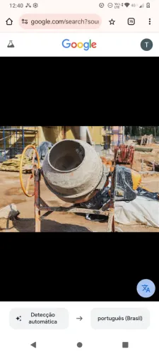 Locação de betoneira 400 l.