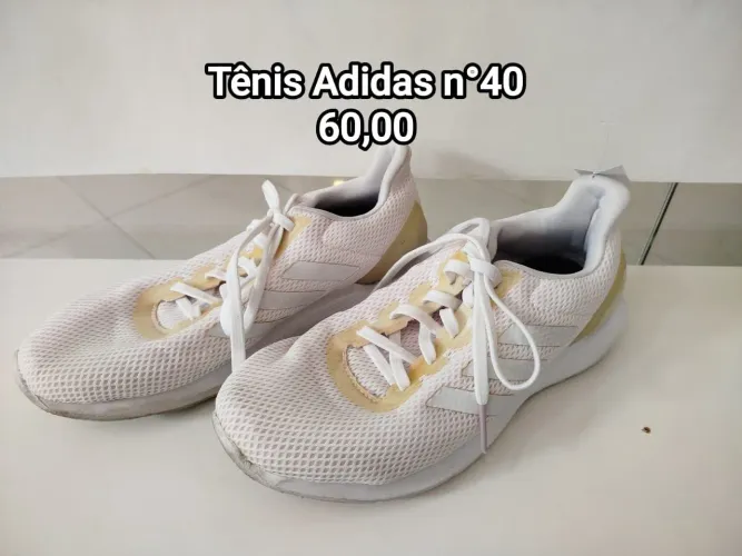 Tênis Adidas Branco Tamanho 40