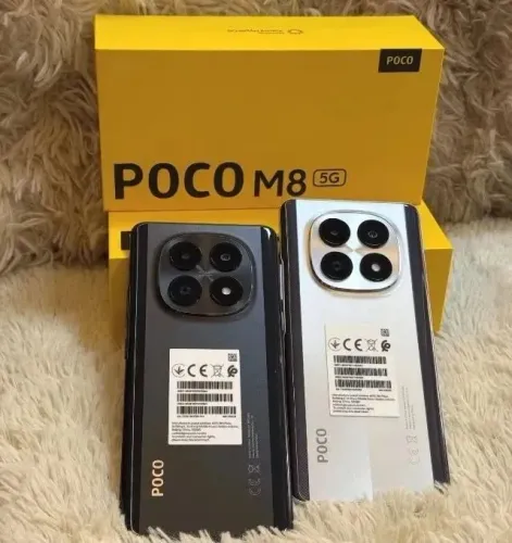 Xiaomi Poco M8 5G NFC - 512GB / 12GB ou 8GB / 256GB + Capa e Película - Leia a Descrição!