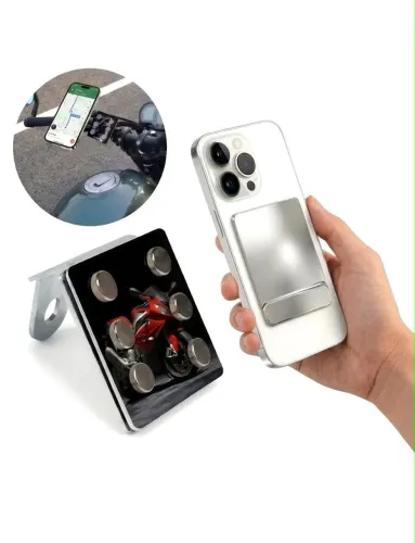 Suporte celular imã para moto