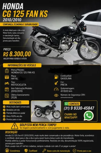 Honda FAN KS 125 - 2010