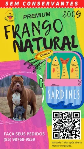 ALIMENTAÇÃO NATURAL PARA CÃES DE TODAS AS RAÇAS