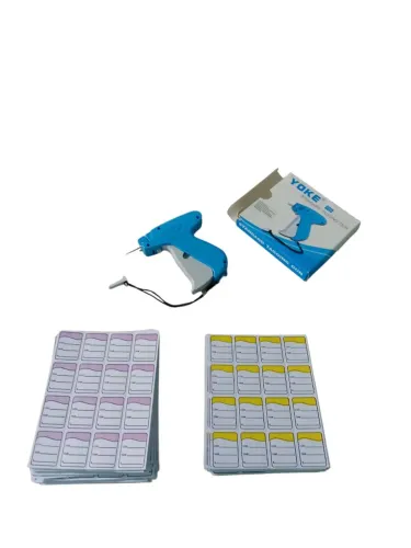 Kit para etiquetar roupas acompanha pistola e pinos