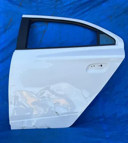 Porta Traseira Esquerda Onix Prisma 2013 Á 2019 Avaria Traseira Esquerda Branco