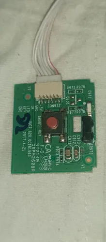 Placa Do Botão Menu E Power Monitor Gamer Duex Dx270zg / Jry