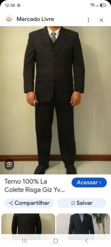 Terno Preto medida 40