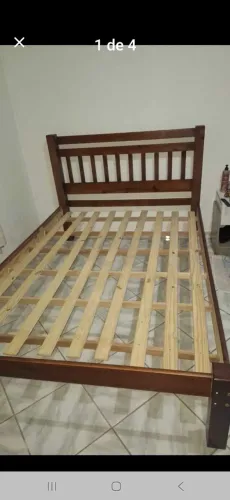 Cama casal madeira