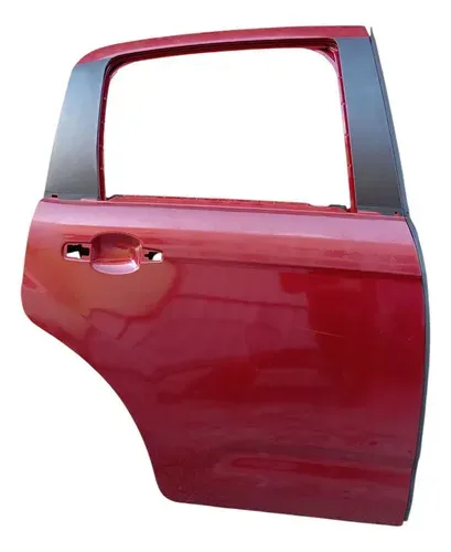 Porta Traseira Direita Citroen C3 2013 2014 2015 Traseira Direita Vermelho