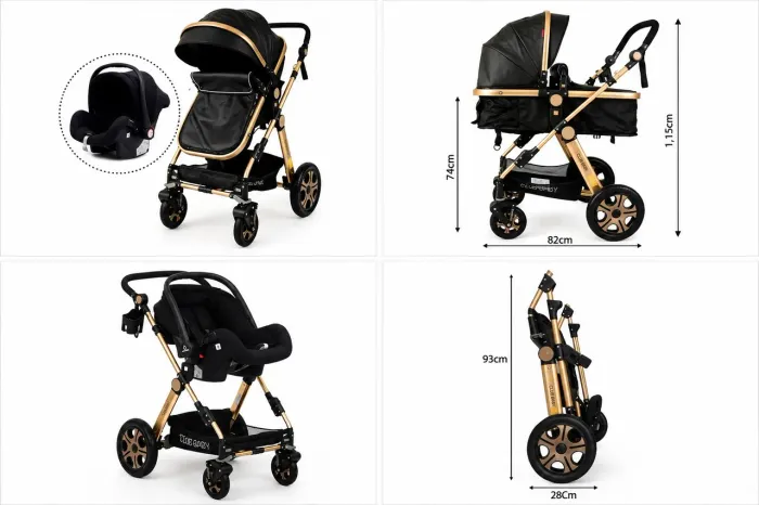 Carrinho de Bebê Moises + Bebê Conforto 