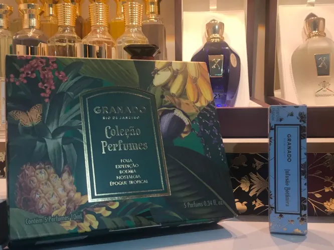 Kit perfumes granado + infusão botânica 10ml de brinde 