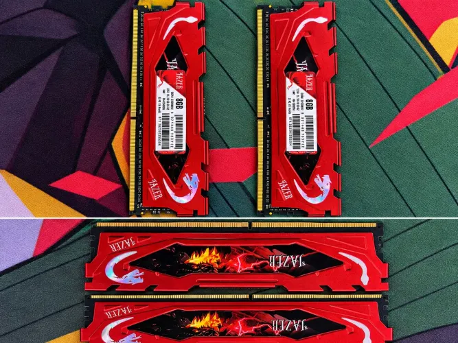 Memória RAM 2x de 8 GB