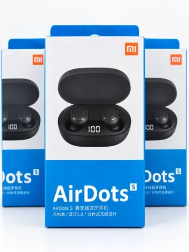 Fone Bluetooth TWS AirDots S Sem Fio com Estojo de Carregamento