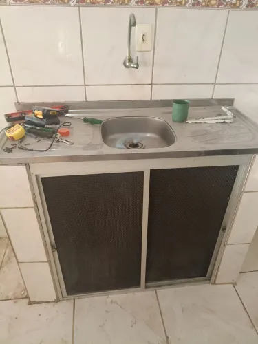 Pia com kit pia de acrílico