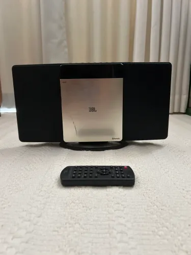 Micro System Jbl Ms202 Bluetooth Usb Cd Mp3 Player Controle Preto Bivolt