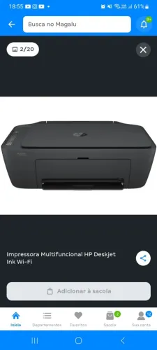 Impressora HP semi nova