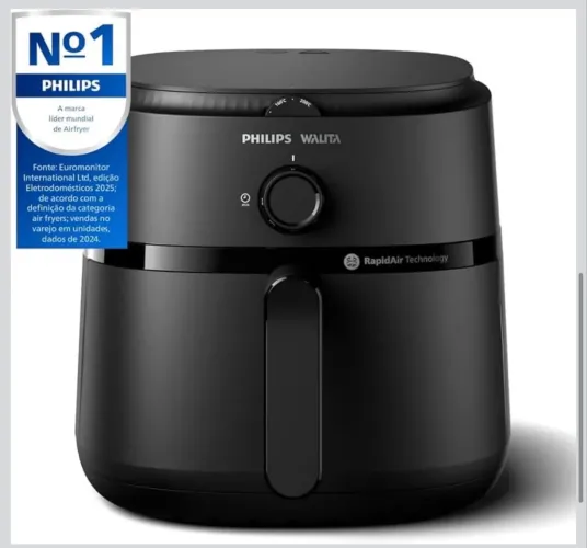 Lacrada Airfryer Philips Walita Série 1000 XL 6,2L 1700W RapidAir 110V nota fiscal