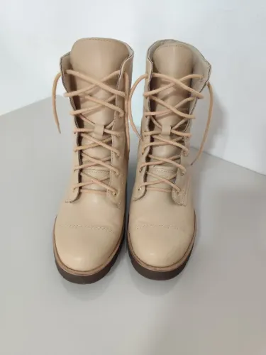 Bota Coturno tamanho 39 cor Caramelo