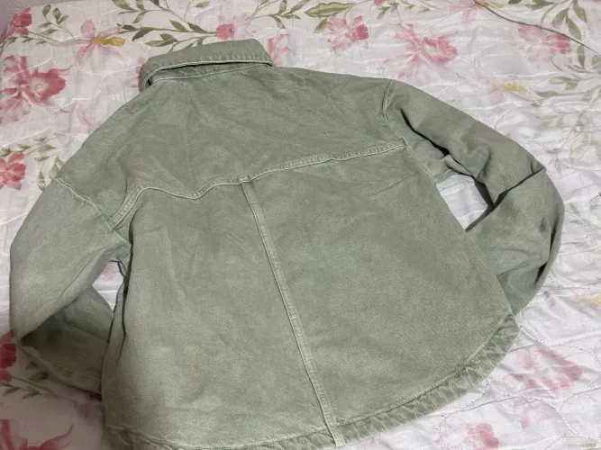 Jaqueta verde zara