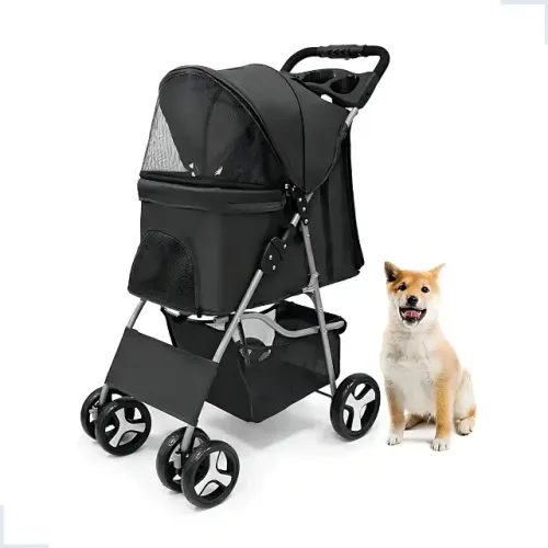 Carrinho de passeio pet (cachorro ou gato)