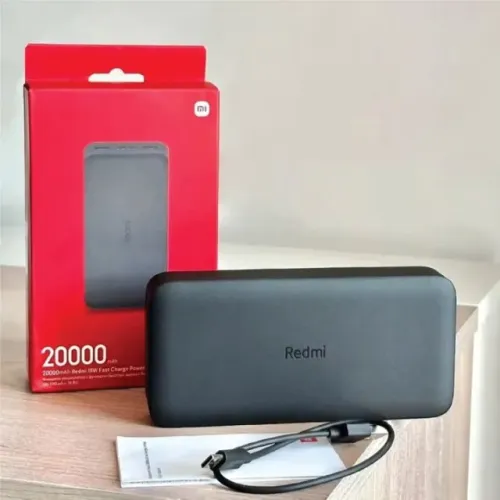 Carregador Portátil Redmi Power Bank 18W 20.000mAh