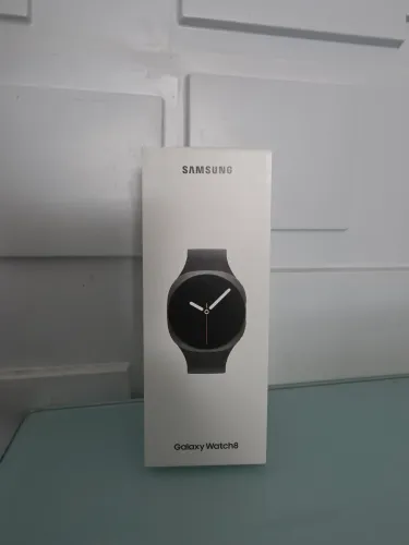 Smartwatch Samsung Galaxy Watch 8 44mm, Com GPS e NFC, em Alumínio Cinza-escuro
