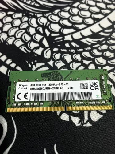 Memória RAM Sk Hynix 8GB Ddr4 3200mhz Para Notebook