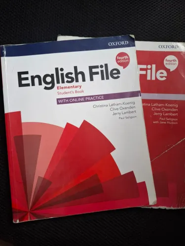 Livro English File Elementary Students Book e Workbook