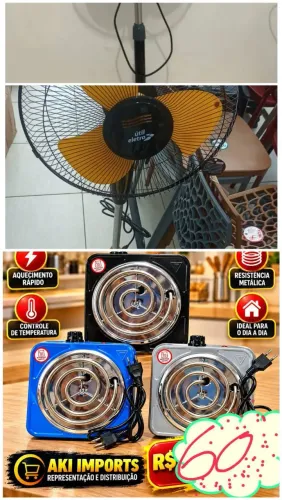 Ventilador fogão elétrico LEIA O ANÚNCIO