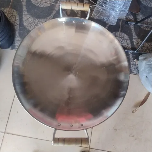 Disco de arado em alumínio batido e polido 