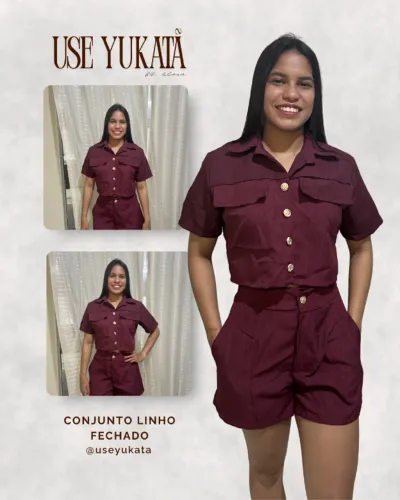 Conjunto linho fechado
