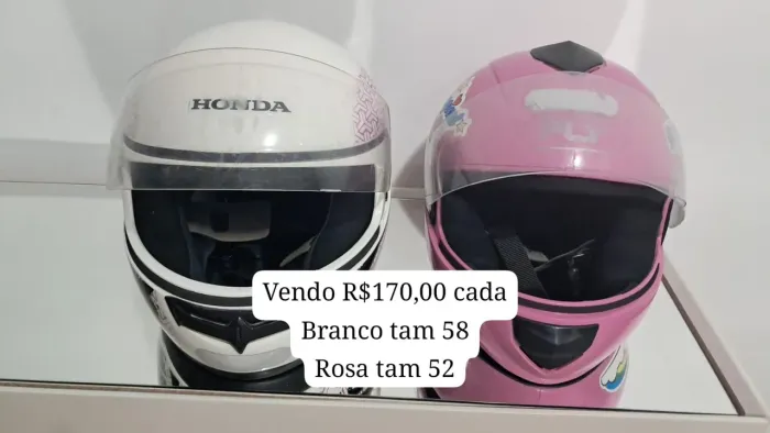 Capacete pra Moto,valor R$ 170,00