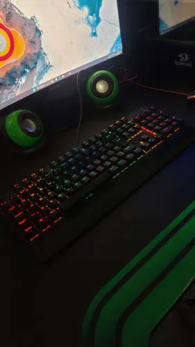 Teclado Mecânico Gamer Redragon Kala RGB, Switch Black, ABNT-2, K557RGB