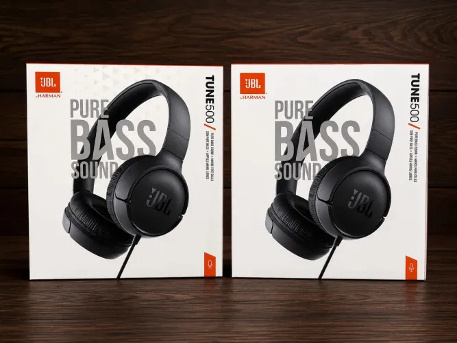 Fone jbl t500 com fio, novo