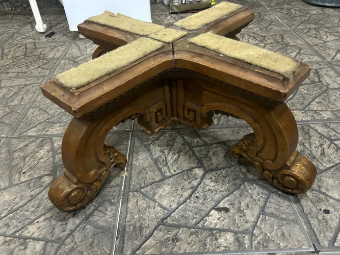Base para mesa de centro madeira maciça