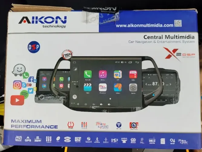 Honda Central Multimídia Aikon Android Octa-core + Espelhamento Sem Fio Completíssima