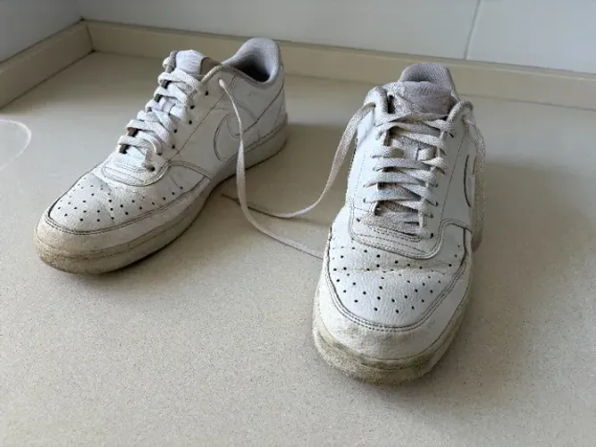 Tênis Nike Court Vision Low - Tam. 44 (12 Us) Branco Liso 44 Br