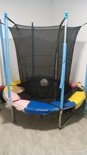 Cama Elástica Infantil Pula Pula Trampolim 1,83m + Rede