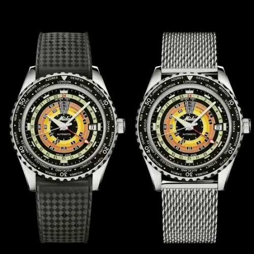 Relógio Mido Ocean Star Decompression Worldtimer Gmt Automático Perfeito